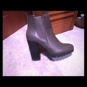 Brown booties